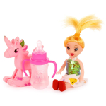 Кукла тип Модель с ребенком 32см, коробка YY1062