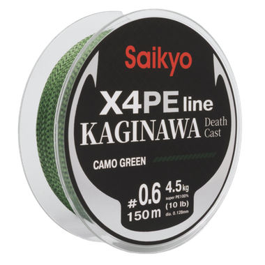 Шнур Saikyo Kaginawa X4PE 150м Зелёный Camo -