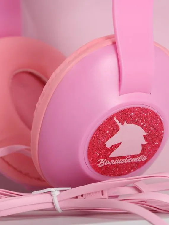 Наушники &quot;Unicorn music&quot;, модель W-01, 25 х 17,5 см