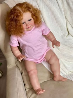 Кукла Реборн мягконабивная 65см в пакете (FA-510)