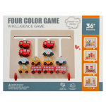 Развивающая игрушка деревянная Лабиринт траснпорт, коробка C-41888