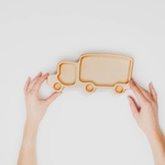 Деревянная менажница "Грузовик" из кедра