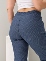 Брюки Бдж-129/джинс-чешуйки