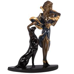 Девушка с пантерой Бронза