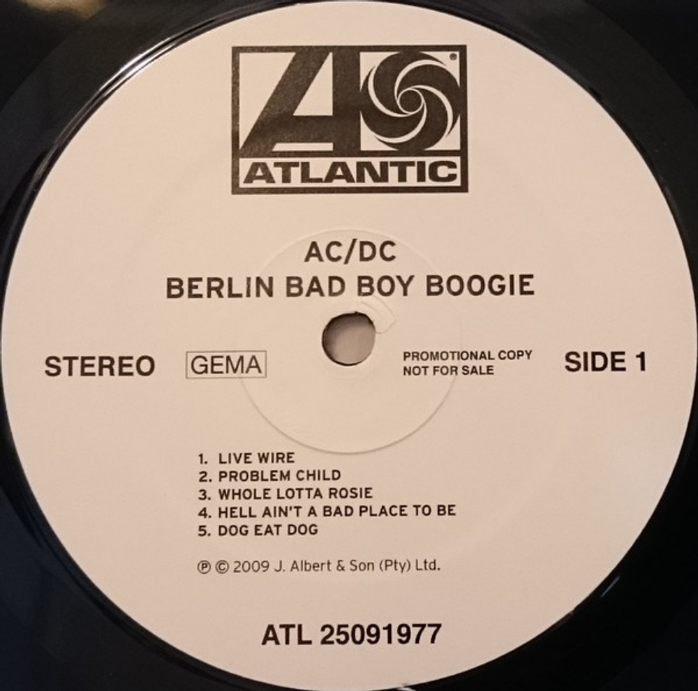 AC/DC / Berlin Bad Boy Boogie (LP)