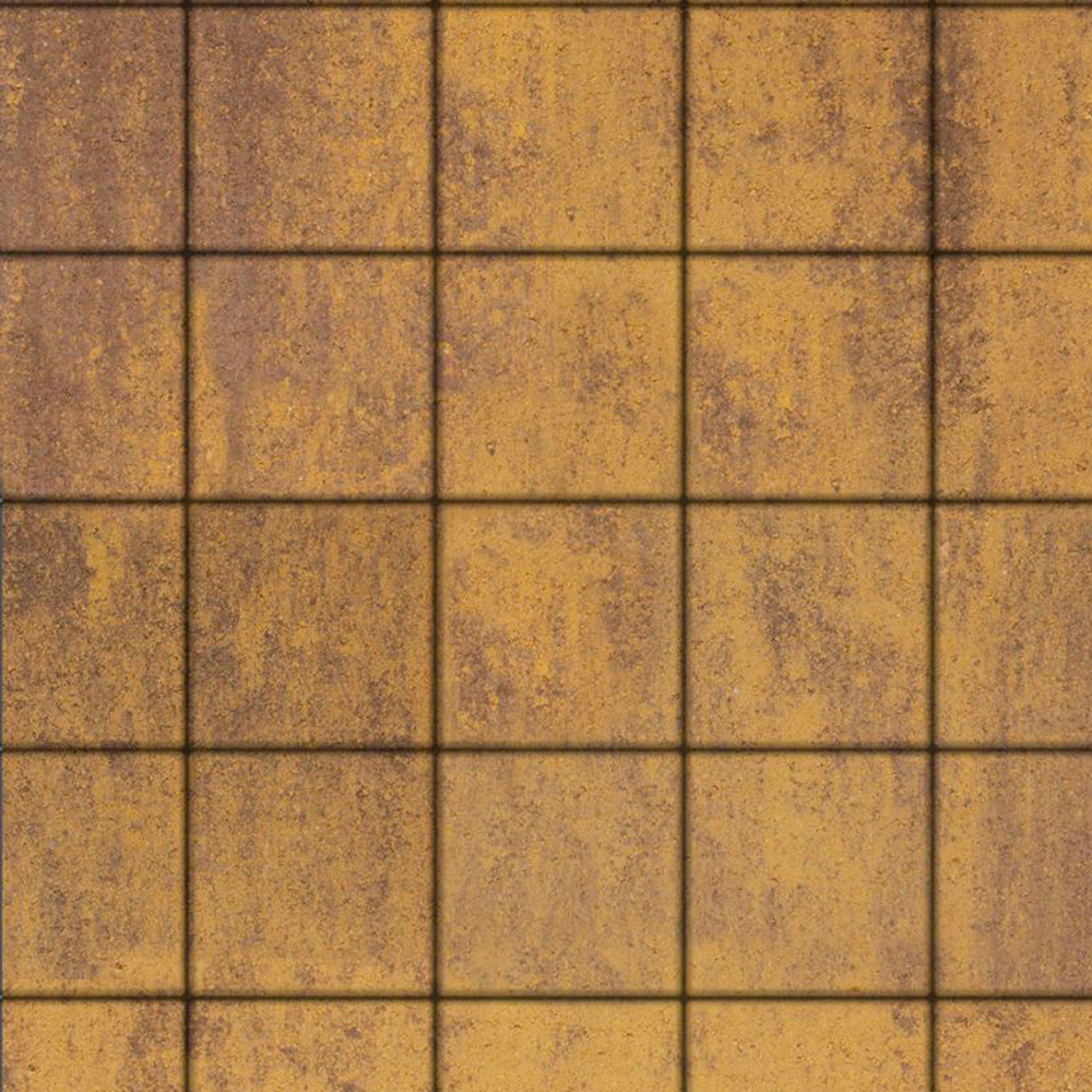 Тротуарная плитка КВАДРАТ 200х200 мм - Листопад гладкий Каир
