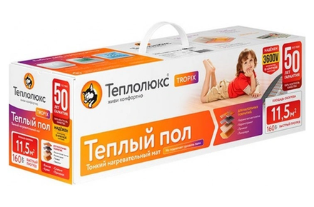 Tropix МНН 800 Вт/5,0 кв.м Мат нагревательный "Теплолюкс"