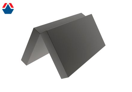 Мат спортивный складной 1000х1000х60 мм  2 сложения (вин.кожа) СЕРЫЙ