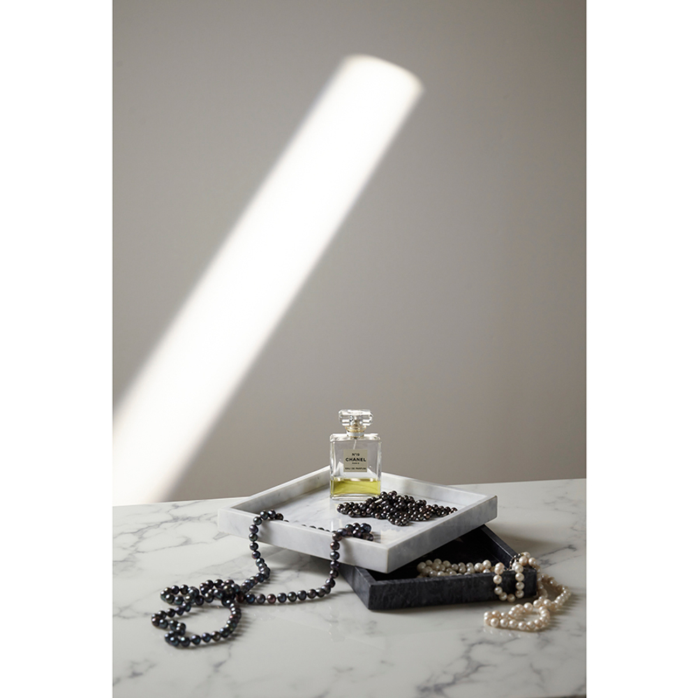 Поднос 25х25см Bergenson Bjorn Marm черный