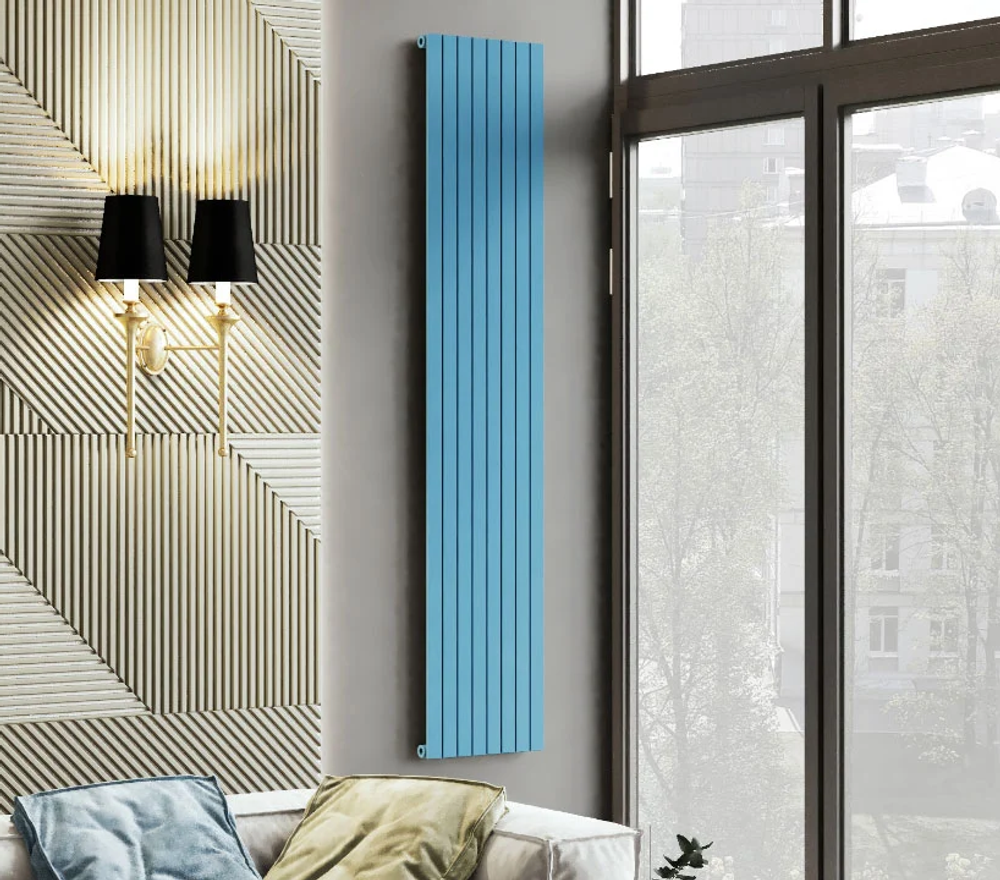 Низкие дизайн-радиаторы Соло 1534мм с нижним подключением