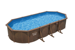Стальной бассейн Bestway Hydrium Pool Set 732х366х132 см + песочный ф/насос 5678 л/ч, лестница, тент, подстилка (561CW BW)