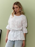 Блузка Милица-1 Виотекс БЕЛЫЙ -3