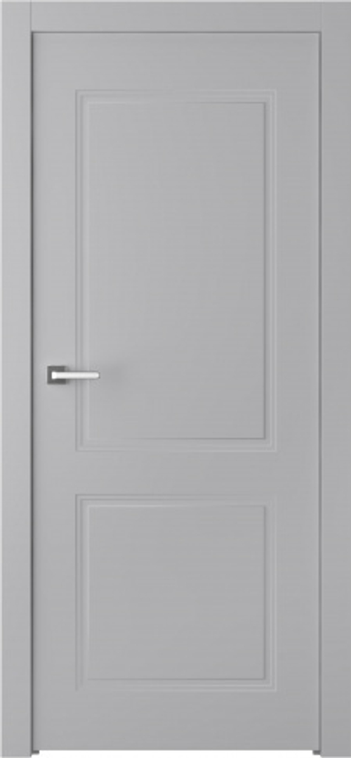 Дверь Кремона 2 / Цвет Эмаль светло - серый / Двери Belwooddoors