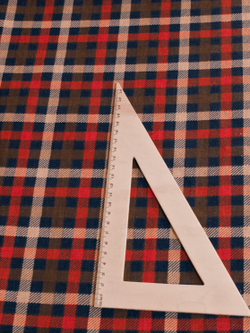 Ткань бязь плательная, рис. "Клетка", ширина 150 см, арт. 120