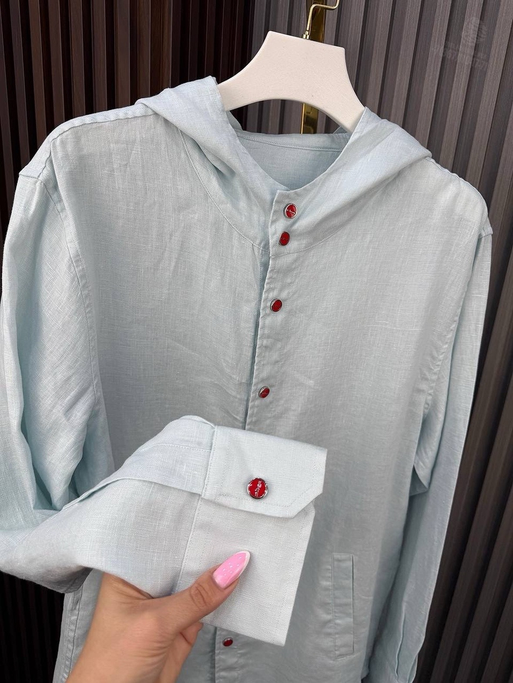 Рубашка с капюшоном Kiton