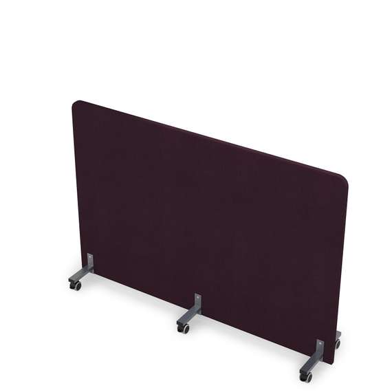 011.МП.1611 Акустическая мобильная перегородка на колесных опорах (1600*377*1100)