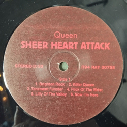 Винтажная виниловая пластинка LP Queen Sheer Heart Attack (Россия 1994)