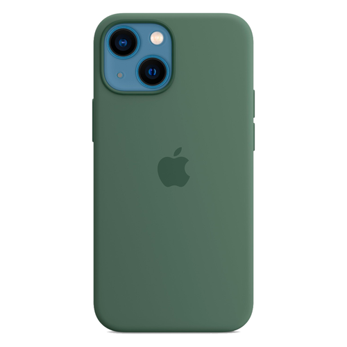 Силиконовый чехол с поддержкой MagSafe Apple Silicone Case для iPhone 13 mini, Eucalyptus (Эвкалипт)