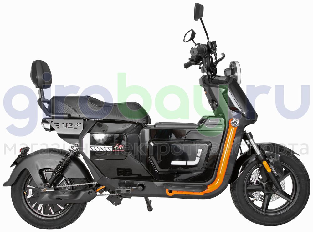 Электроскутер MAIKAOLIN U2 PRO 1500W (60V/40Ah) - Чёрный фото №8