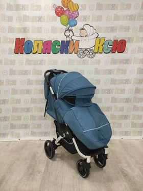 Коляска прогулочная Baballo Future 2024 синий (белая рама)