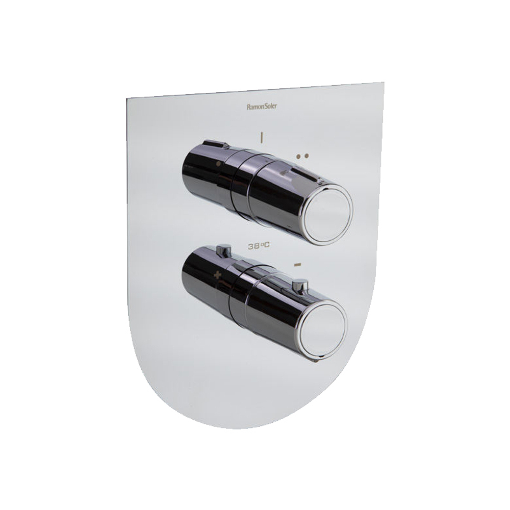 Встраиваемый термостатический смеситель для душа на 2 выхода TZAR 348712S