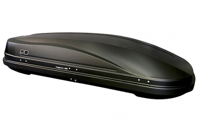 Автобокс Евродеталь Магнум 390 (чёрный карбон) быстросъем 185х84х42 см [ED5-045B]