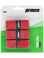 Овергрип Prince dura pro+  красный, 3шт/уп