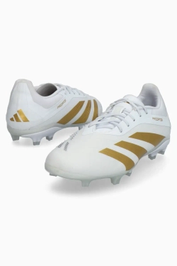 Бутсы adidas Predator Elite FG Junior - белый