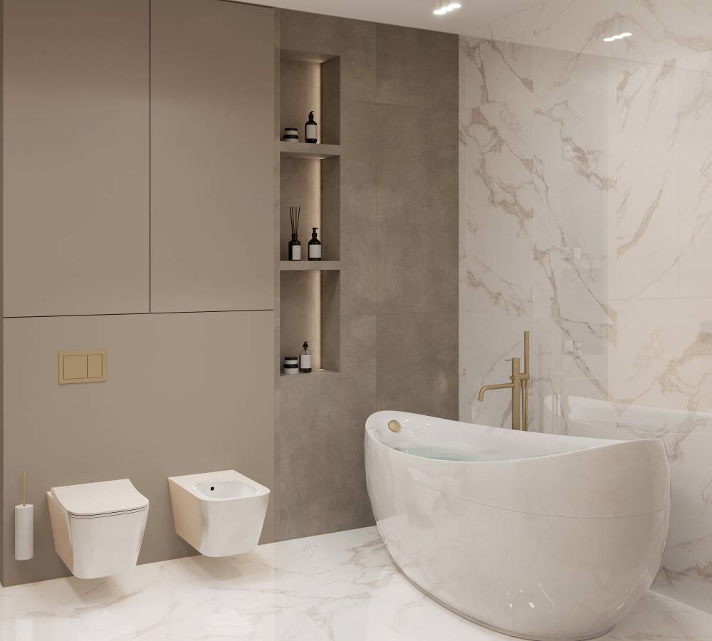 Керамогранит, Arcadia Ceramica, CALACATTA BIANCO, 1200x600 мм, полированная