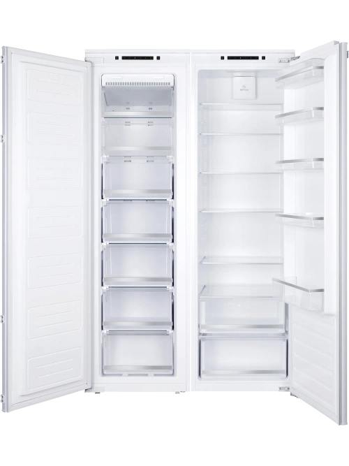 Встраиваемый холодильник Hiberg RFB 30 W + Морозильник FRB 30 NFW