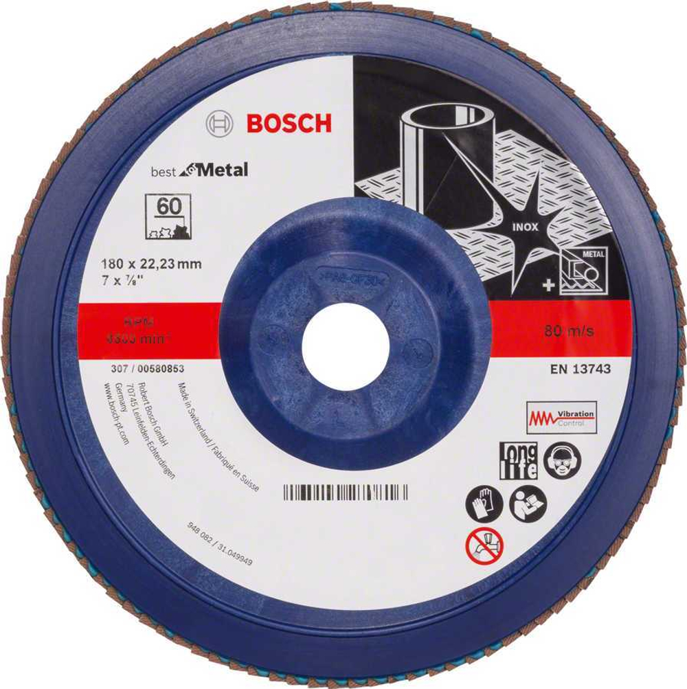 Лепестковый шлифкруг X571, Best for Metal, G60 2608607343