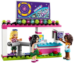 LEGO Friends: Американские горки в парке развлечений 41130 — Amusement Park Roller Coaster — Лего Друзья Продружки Френдз