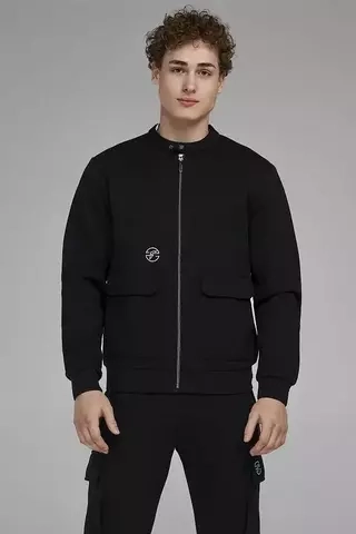 Куртка тренировочная мужская Forward,черный, xs-xl