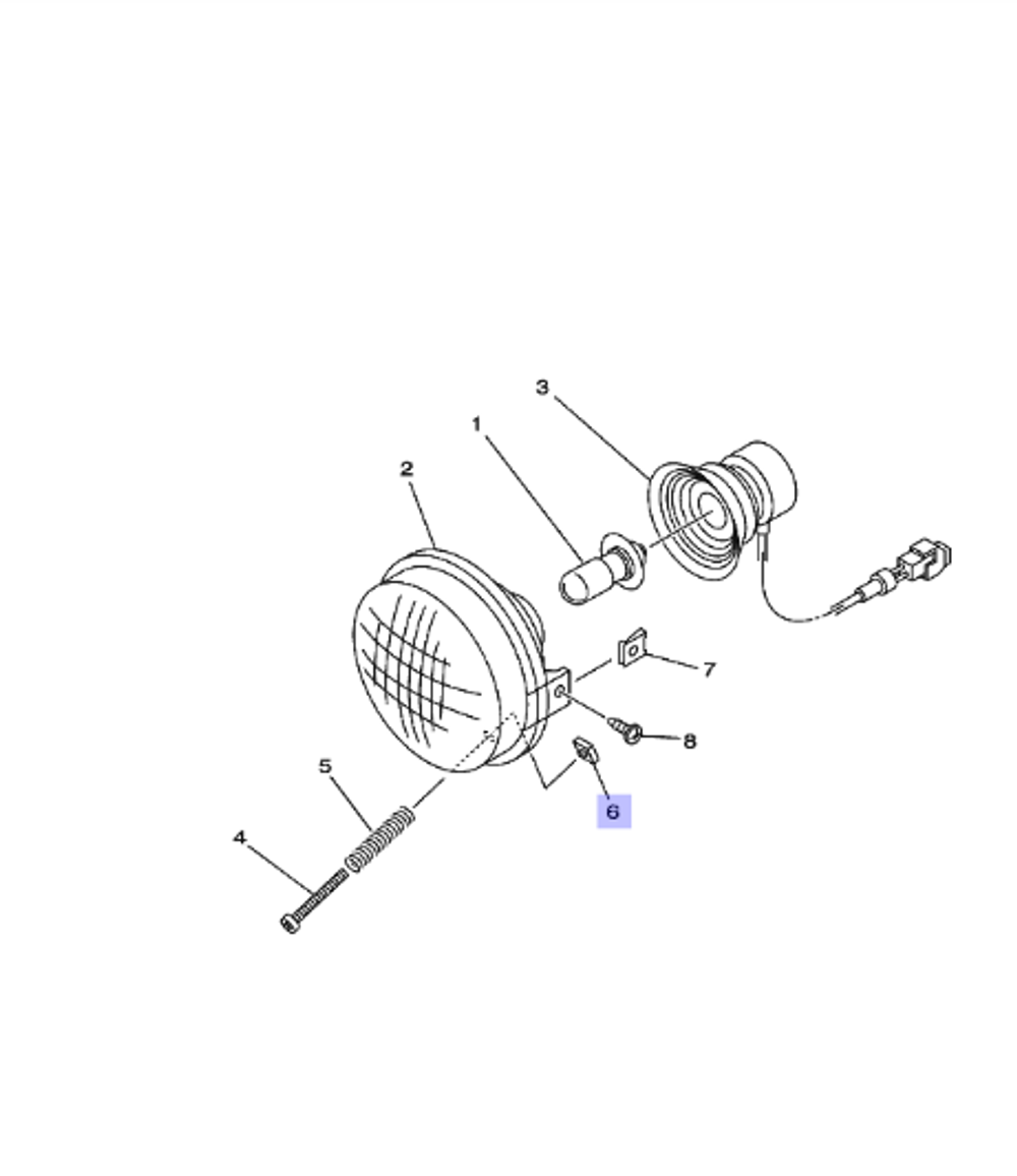 Фиксатор Yamaha 905011563600