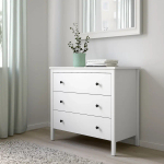 Комод с 3 ящиками - IKEA KOPPANG/КОППАНГ ИКЕА, 46х90х83 см, белый