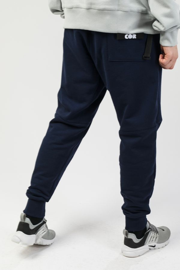 Штаны Basic Синие Темные - фото 2