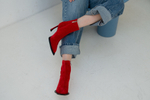 Ботильоны ANRY RED SUEDE