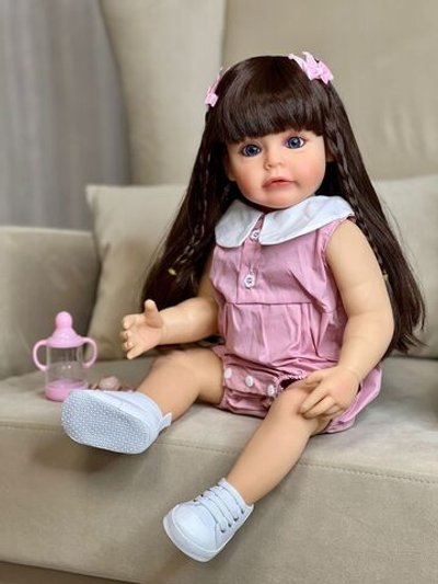 Кукла Реборн виниловая 55см в пакете (FA-171)
