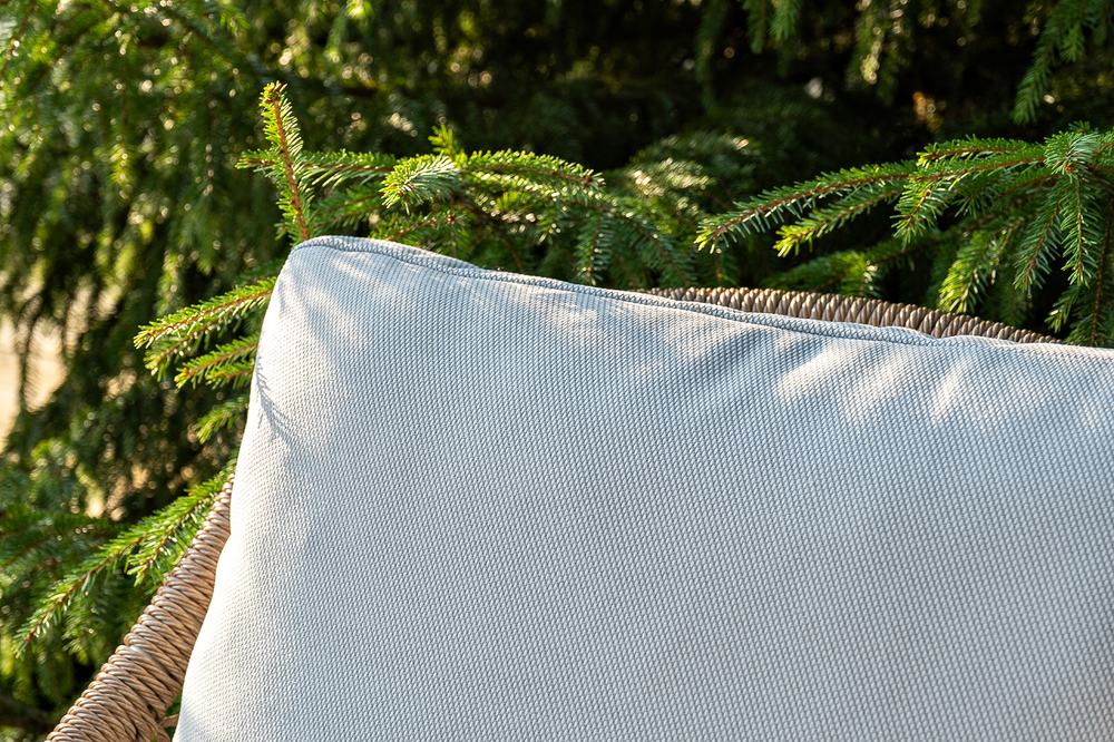 "Венеция" лаунж-зона из искусственного ротанга, цвет соломенный