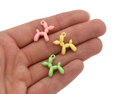 Подвеска Пудель 18,5мм, эмаль (в ассортименте)