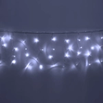 Гирлянда для дома БАХРОМА «Мерцание» ш1,5м* в40 см 48 ламп LED, прозрачн. провод, авторежим, IP-20, Белый (белое мерцание)