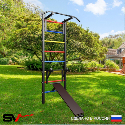 Уличная шведская стенка Sv Sport У429 (Турник/Стойка/Скамья)