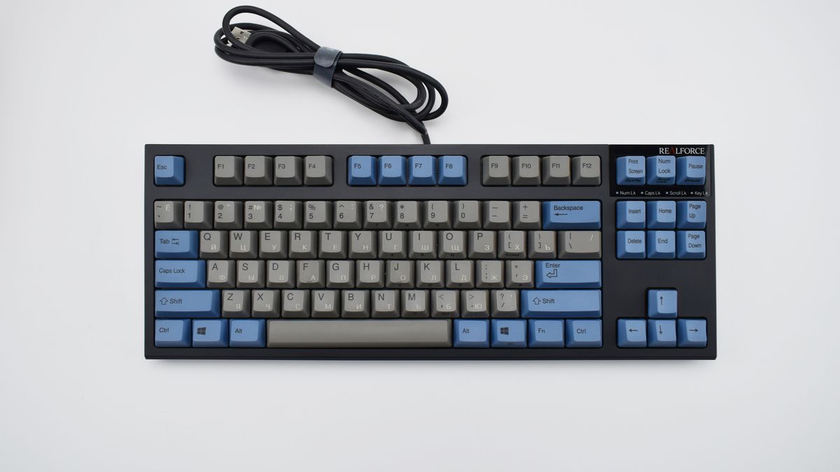 Realforce R2 TenKeyless BlueGray купить с доставкой | Geekboards