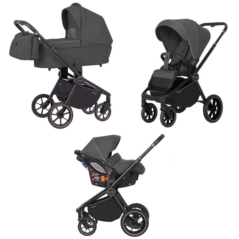 Коляска 3 в 1 Carrello Epica CRL-8511/1 Iron Grey