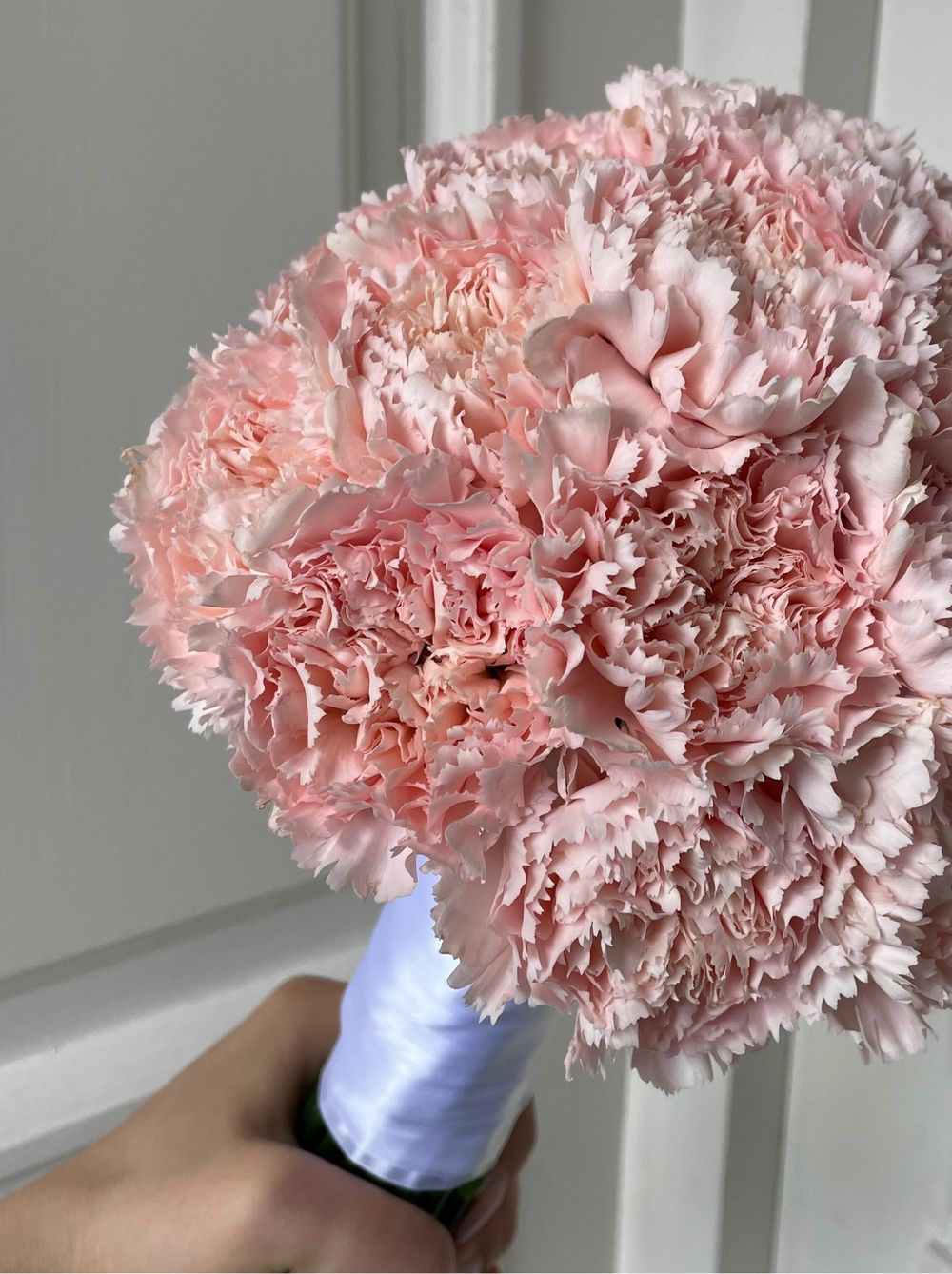 Свадебный букет из диантусов