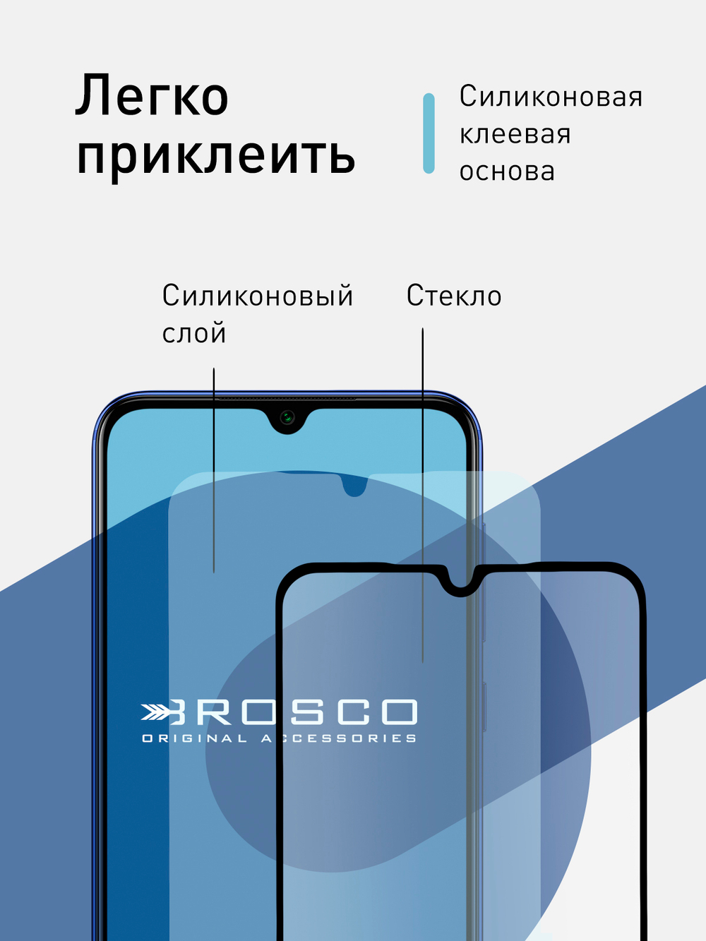 Набор стекол ROSCO для Xiaomi Mi 9 SE оптом (арт. XM-MI9SE-FSP-GLASS-SET2)