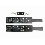 Наручники кожаные Sex Game коричневые