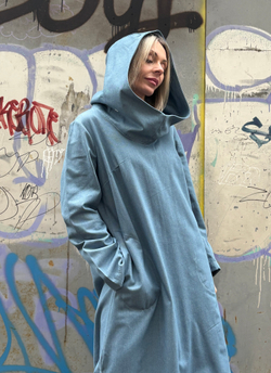 Платье Assassin /джинс голубой