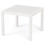 Стол "Ротанг-плюс" 940*940*740мм (белый)