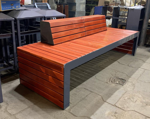 Скамейка со спинкой Ладья